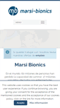 Mobile Screenshot of marsibionics.com